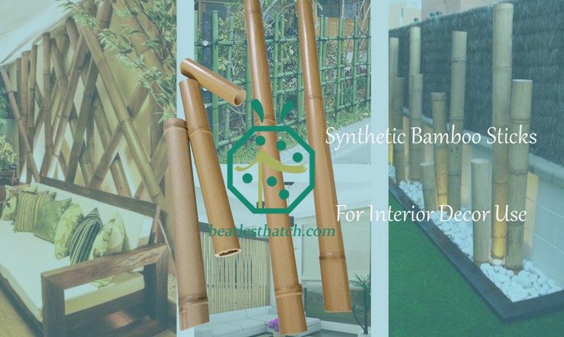 Künstliche Bambusstöcke für Safaripark-Innendekoration oder Außenzäune