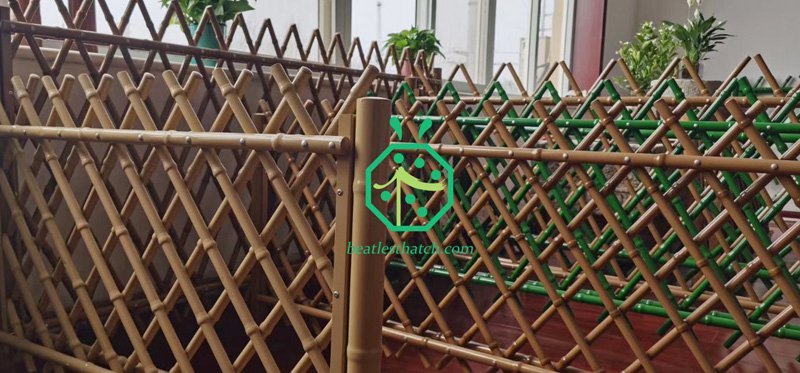 metal bamboo fence