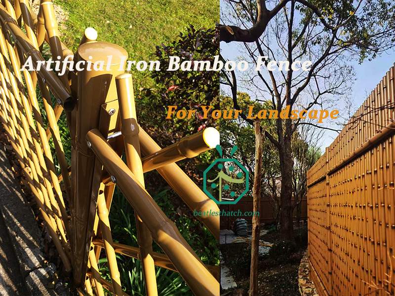 Iron Bamboo Stick Bali Garden Fence
