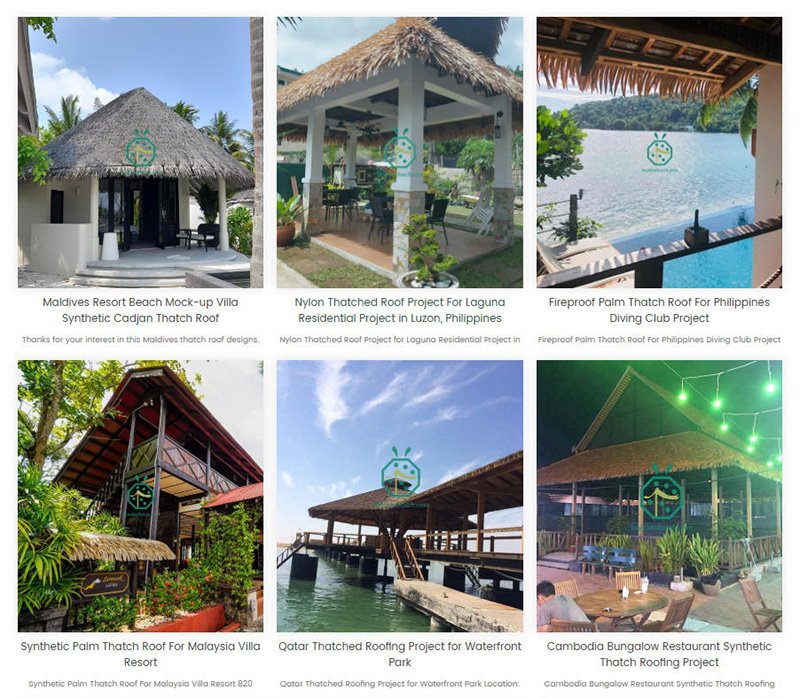 Quality Imitation Thatch Roof Tiles by BeatlesThatchCo.,