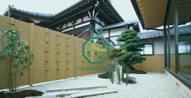 Plastic Bamboo Sticks For Outdoor Garden Fencing