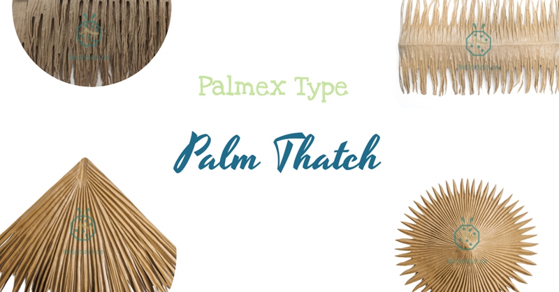Full Accessories of Palm Thatch Roofing System For top cape, ridge and valley position