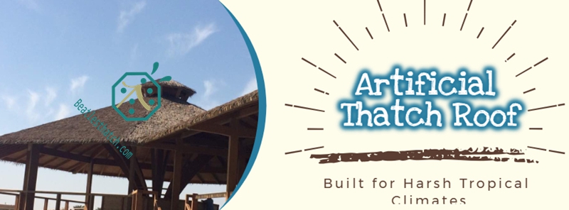 Synthetic tiki hut thatch roof restaurant structure Synthetic tiki hut thatch roof restaurant structure
