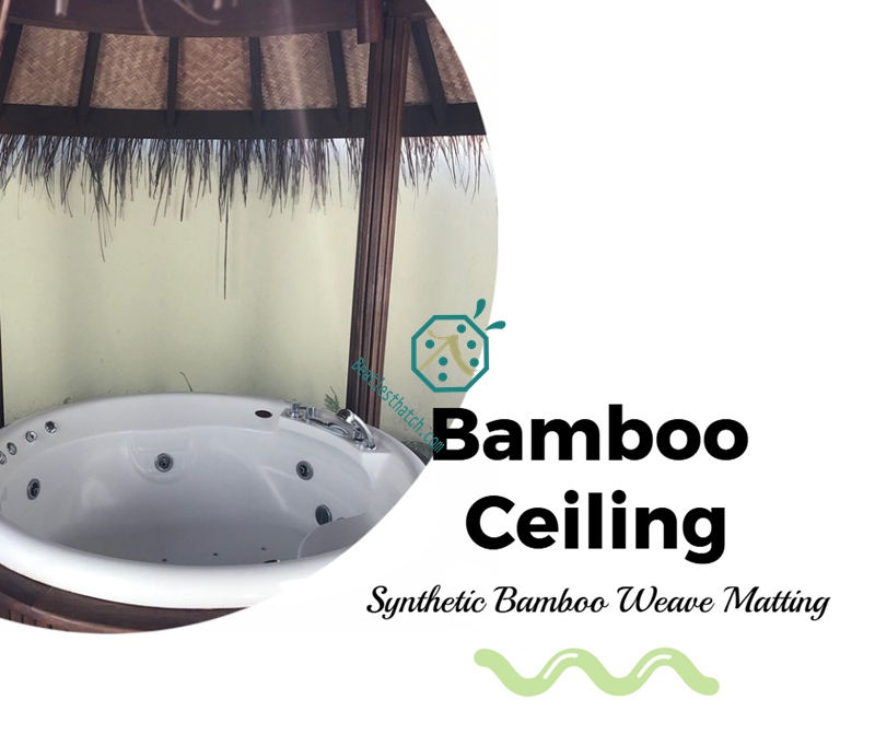 artificial bamboo weaving ceiling
