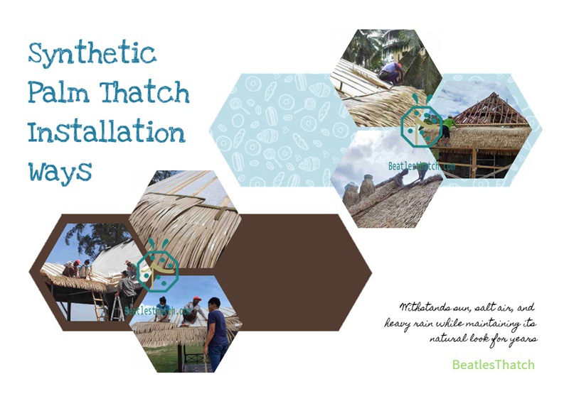 Easy Installation Synthetic Thatch Roof Materials Easy Installation Synthetic Thatch Roof Materials