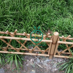 Bambuszaun aus Edelstahl für die Parkdekoration