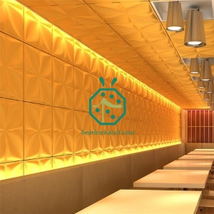 PVC 3d Wandfliesen für Restaurantdekoration