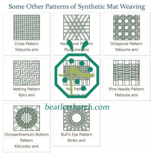Wand-Dekor Synthetische Rattan-Webmatte Philippinen