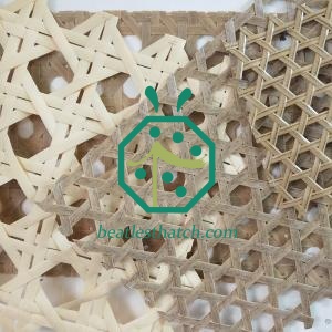 Kunststoff Bambus gewebte Wandmatte Indien