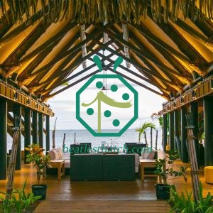 Resort Verwenden Sie Wasserdichte Palm Leaf Dachziegel