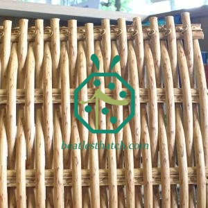 Artificial wicker ceiling panels