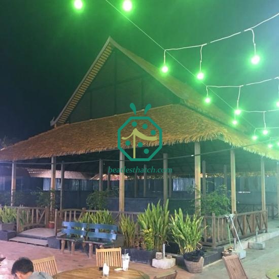 Philippines Synthetic Thatch Roofing For Bahay Kubo