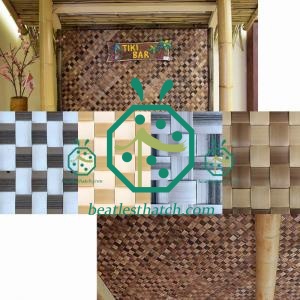 Home Interior Wall and Ceiling Design Synthetic Lauhala Bac Bac Matting