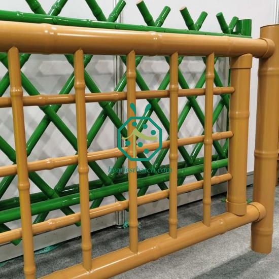 Home garden steel bamboo fence cover