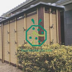 Kaufen Sie Kunststoff-Bambus-Pole zum Außendesign