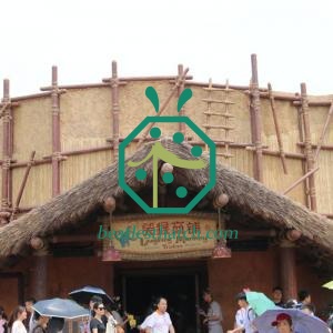 UV-beständige Dach-Tiki-Bar-Dekoration aus Kunststoff