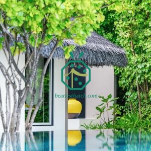 Exotische Strohdach-Designs für philippinische Nipa-Hütten