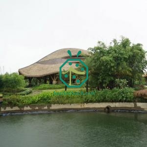 Plastic Thatch Roof Tiles for Private Home Gazebo Construction Papua New Guinea