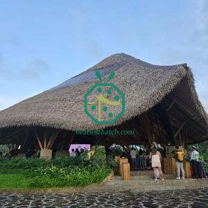 Fireproof Synthetic Safari Thatched Roof Covering For Shed