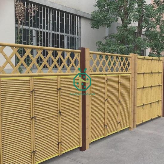 Faux bamboo stick fencing