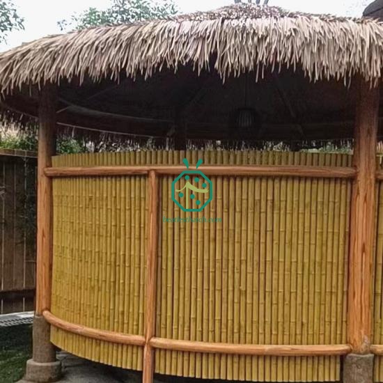 Synthetic bamboo fence ideas