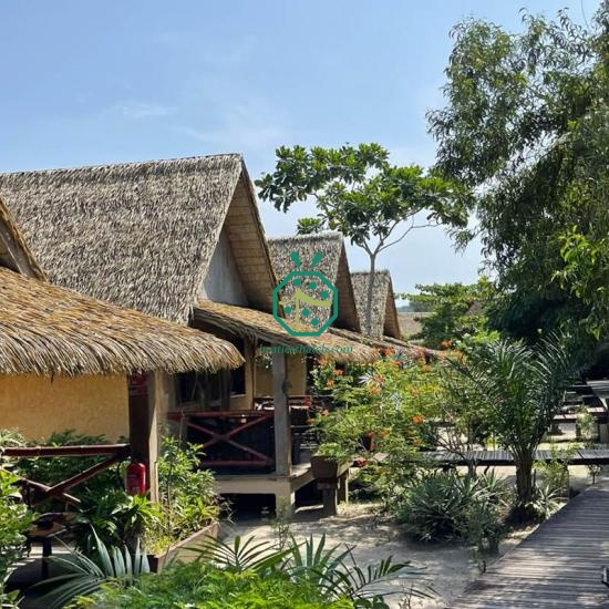 Long Lifespan Gazebo Hut Artificial Thatch Roof Nigeria