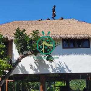 Luxury Resort Hotel Kribi Villa Guestroom Synthetic Thatch Roof Designs Cameroon