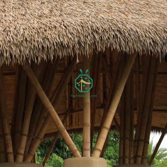 Palapa imitation thatch roofing