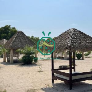 Wetterfestes, wasserdichtes Palmenstroh für malerische Reiseziele in Palau