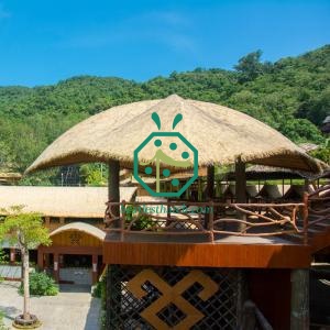 Canopy fake mexican thatch roof for tiki hut roof construction
