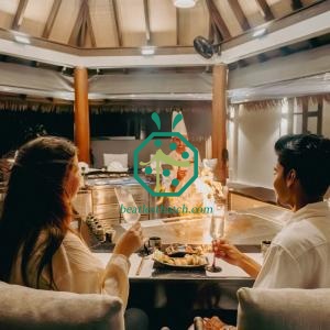 Banyan Villa Decke aus künstlichem Bambusgewebe
