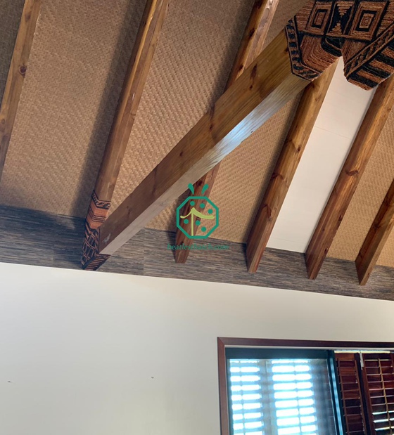 Moderne Bahay Kubo künstliche Bambus-Webmatte für das Deckenprojekt auf den Philippinen