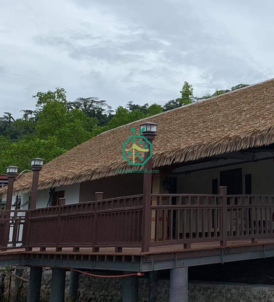 synthetisches Palmblattdach Für Meerespark in Pazifikländern