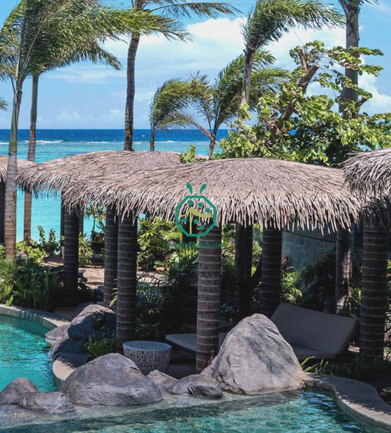 Thailand Island Resort Hotel Künstliche Strohdachdeckung