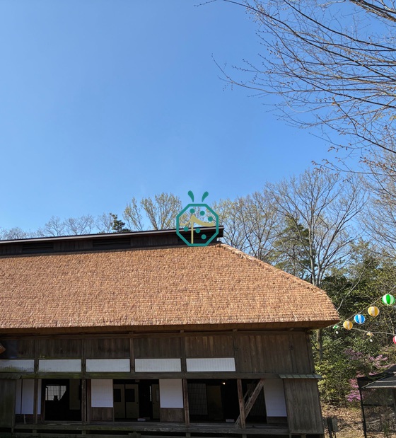 Dachdeckung mit synthetischem Stroh für das Nagoya Little World Projekt